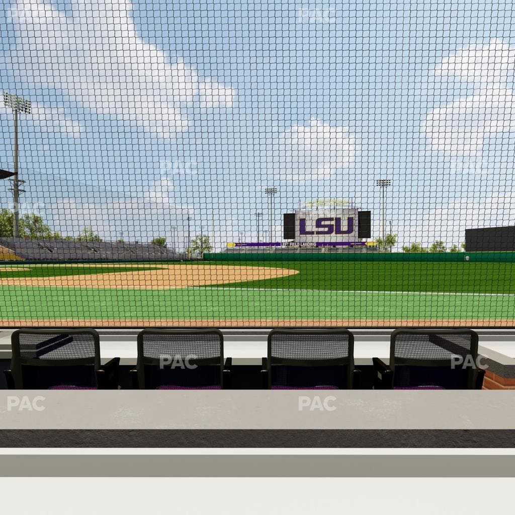 Alex Box Stadium - Section First Base Loge 10 B Seat View
