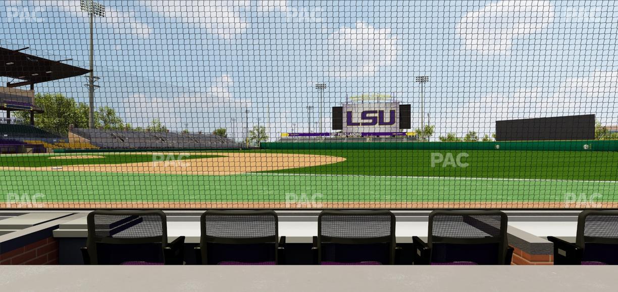 Alex Box Stadium - Section First Base Loge 10 B Seat View