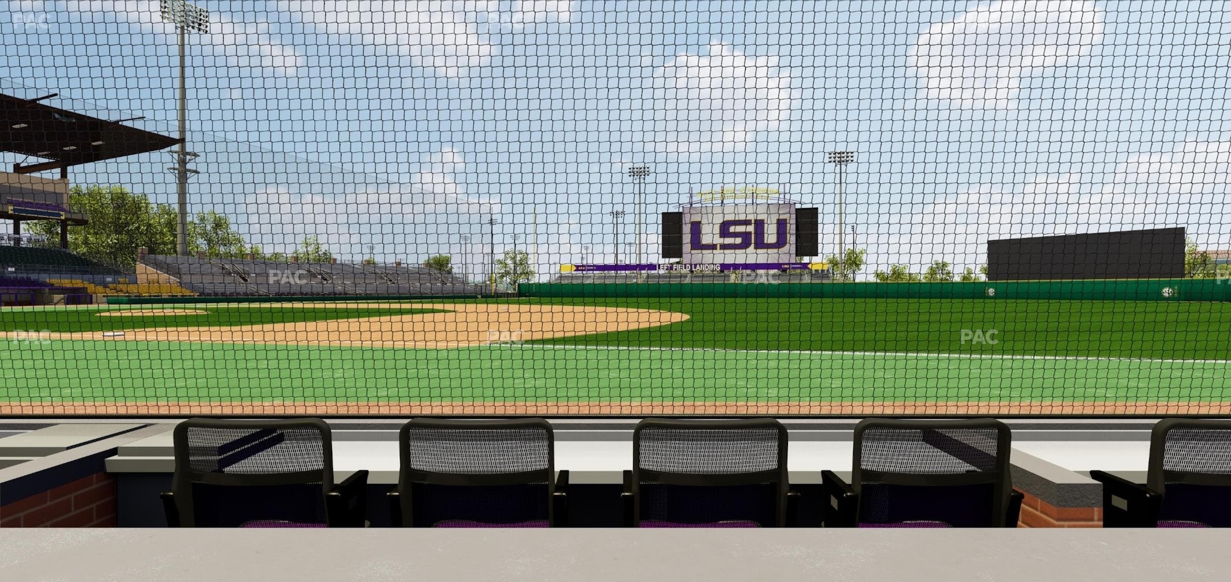 Alex Box Stadium - Section First Base Loge 10 B Seat View