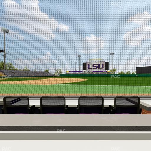 Alex Box Stadium - Section First Base Loge 10 B Seat View