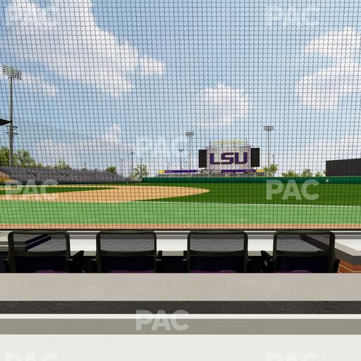 Alex Box Stadium - Section First Base Loge 10 B Seat View