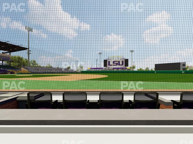 Alex Box Stadium - Section First Base Loge 10 B Seat View