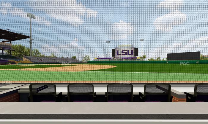 Alex Box Stadium - Section First Base Loge 10 B Seat View