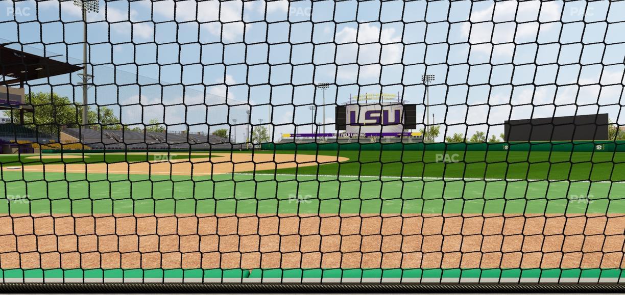 Alex Box Stadium - Section First Base Loge 11 A Seat View