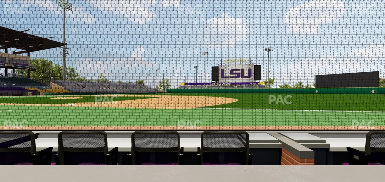 Alex Box Stadium - Section First Base Loge 11 B Seat View