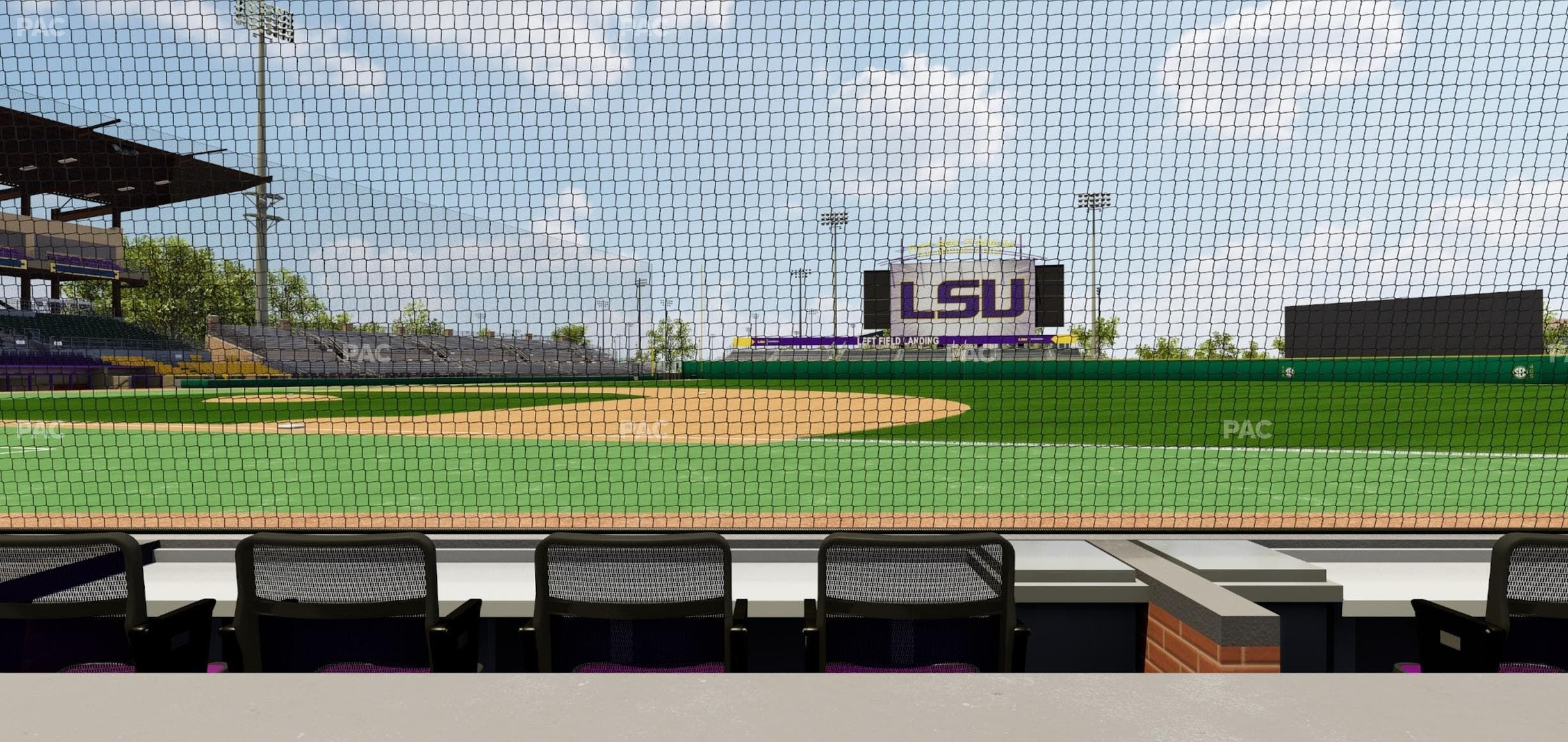 Alex Box Stadium - Section First Base Loge 11 B Seat View