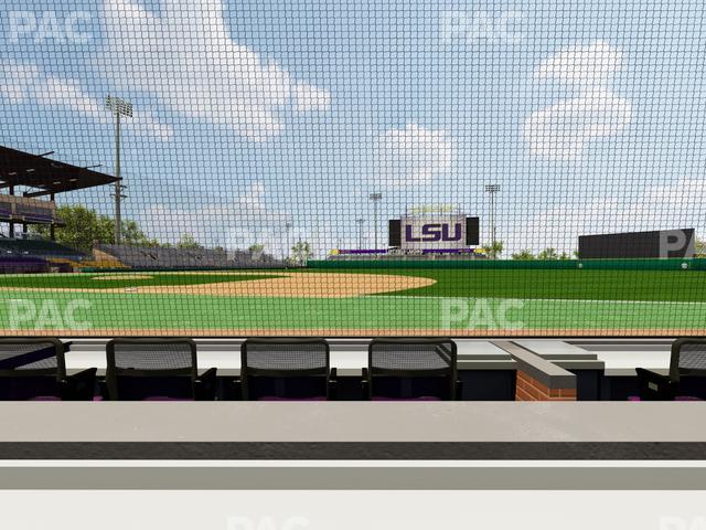 Alex Box Stadium - Section First Base Loge 11 B Seat View