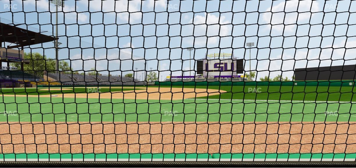 Alex Box Stadium - Section First Base Loge 12 A Seat View