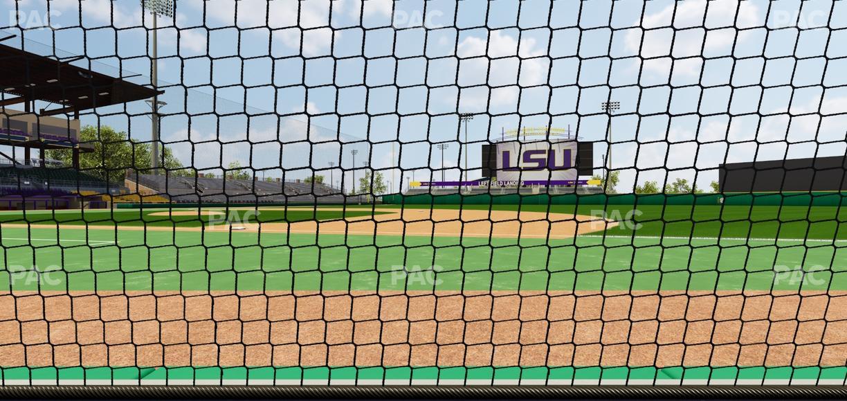 Alex Box Stadium - Section First Base Loge 13 A Seat View