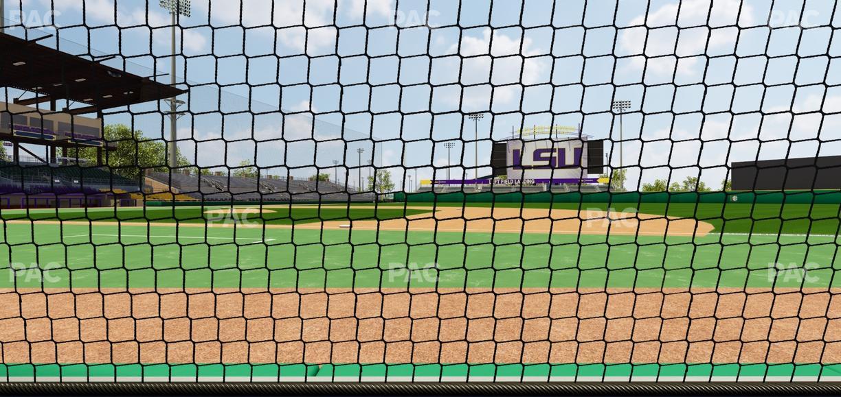 Alex Box Stadium - Section First Base Loge 14 A Seat View