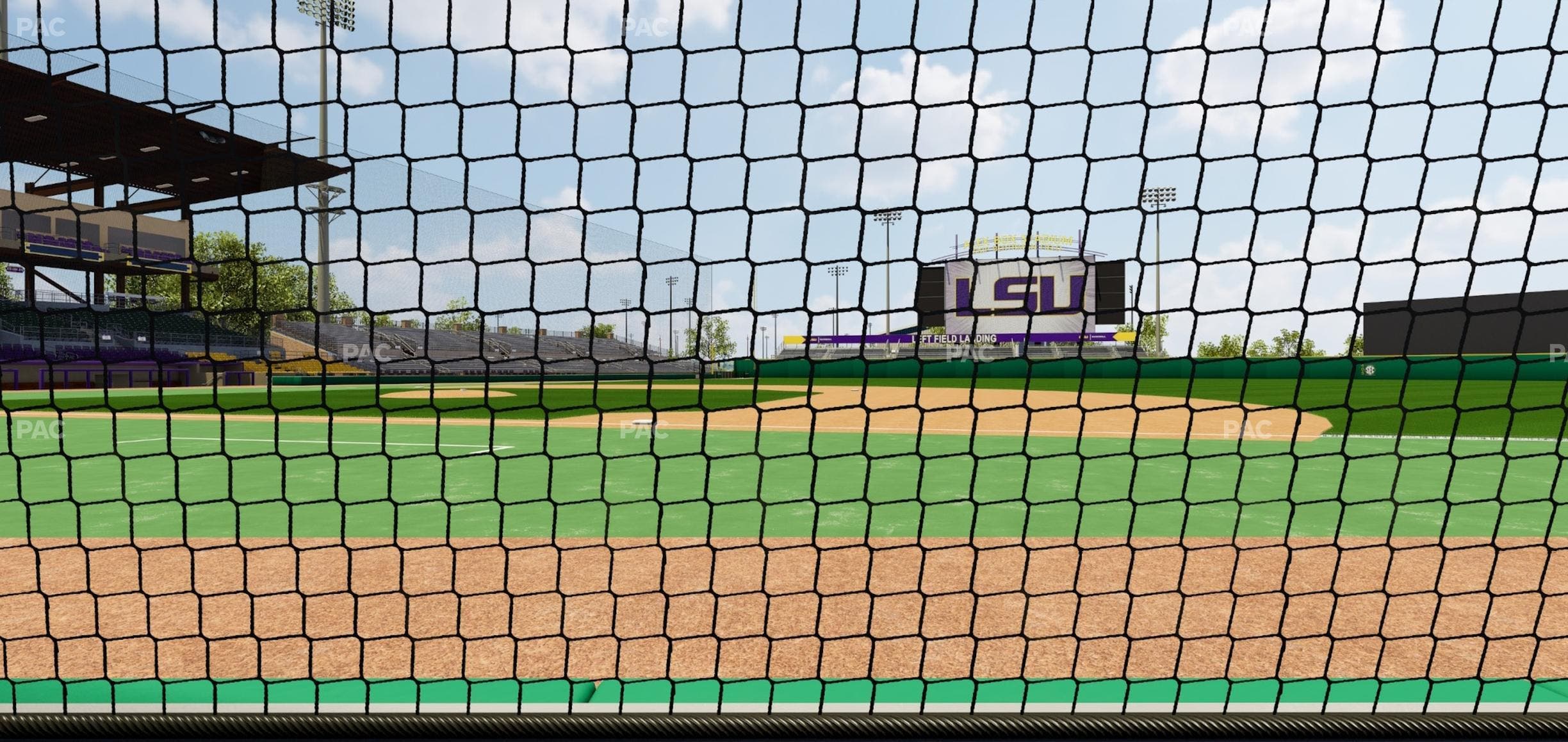 Alex Box Stadium - Section First Base Loge 14 A Seat View
