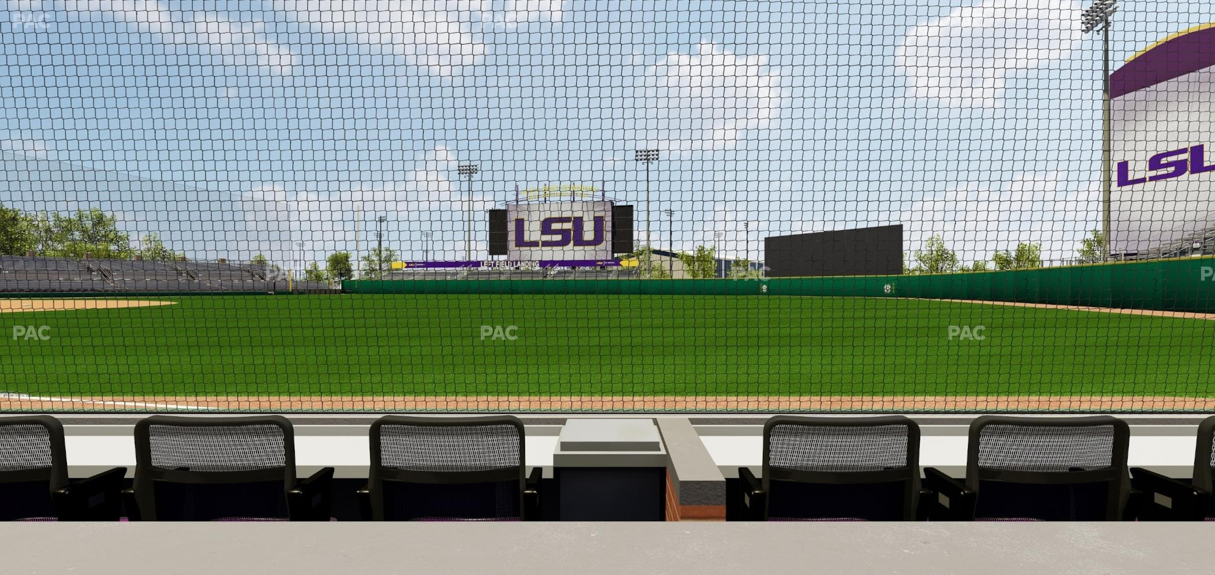 Alex Box Stadium - Section First Base Loge 2 B Seat View