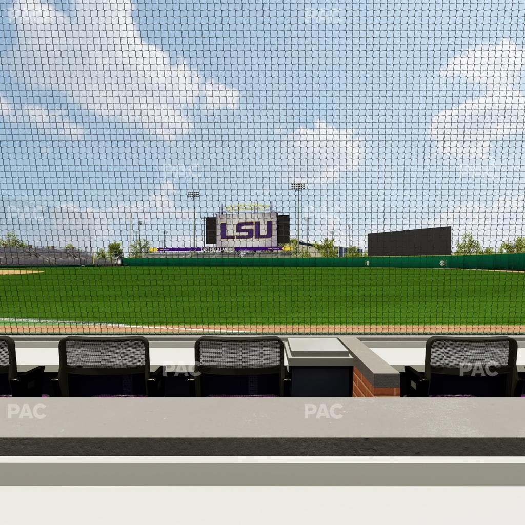 Alex Box Stadium - Section First Base Loge 3 B Seat View