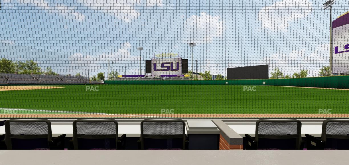 Alex Box Stadium - Section First Base Loge 3 B Seat View