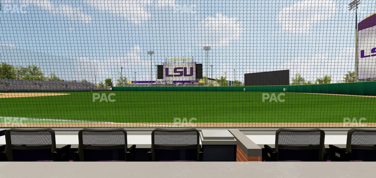Alex Box Stadium - Section First Base Loge 3 B Seat View