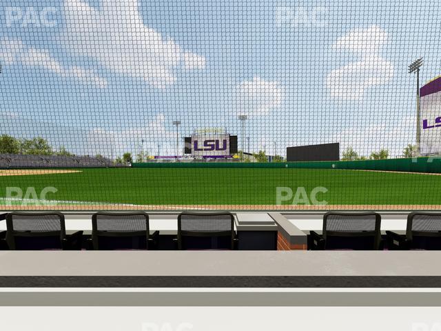 Alex Box Stadium - Section First Base Loge 3 B Seat View