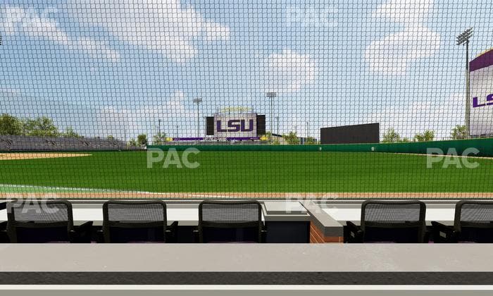 Alex Box Stadium - Section First Base Loge 3 B Seat View