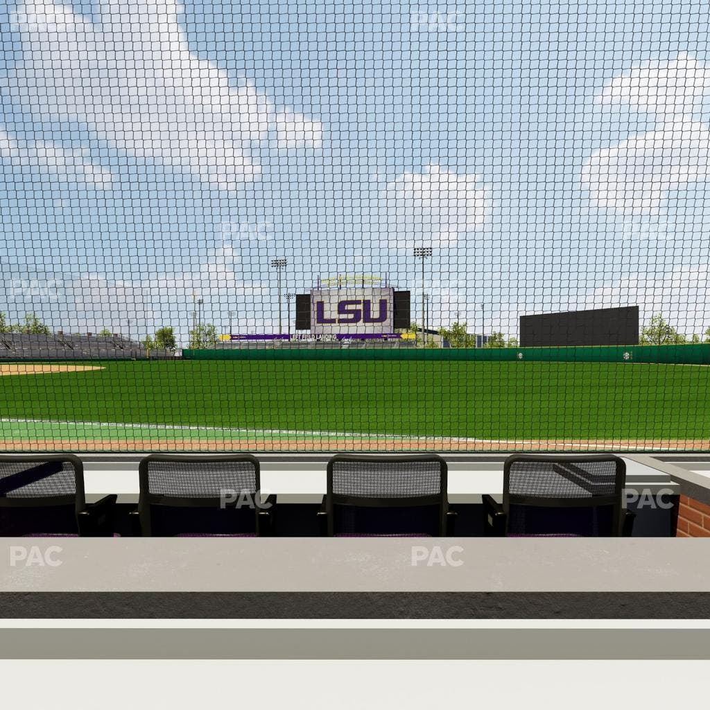 Alex Box Stadium - Section First Base Loge 4 B Seat View
