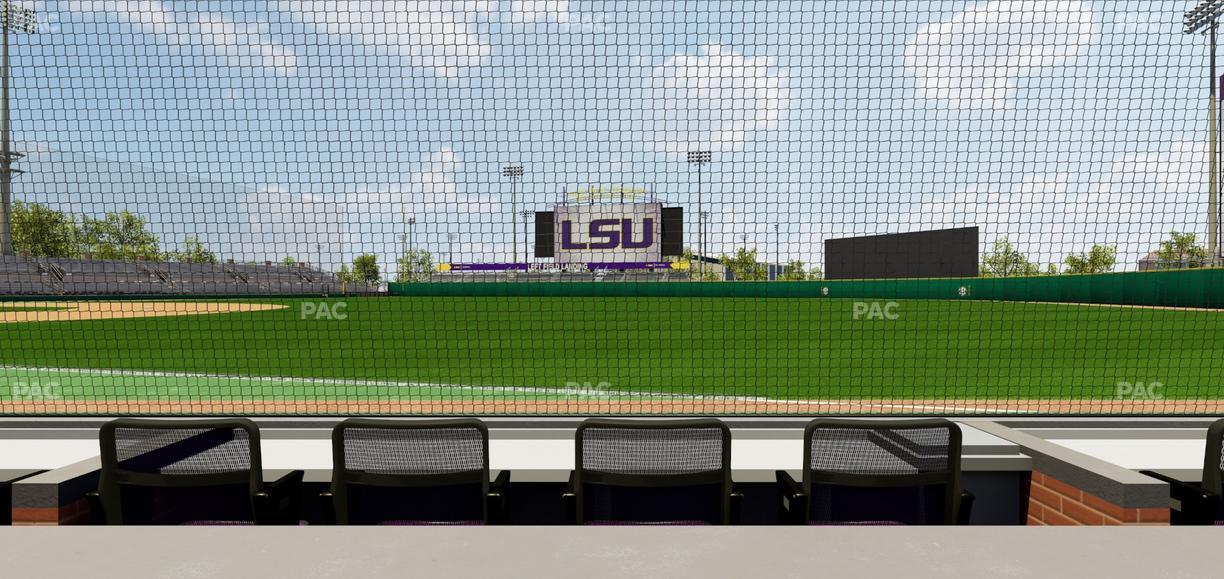 Alex Box Stadium - Section First Base Loge 4 B Seat View