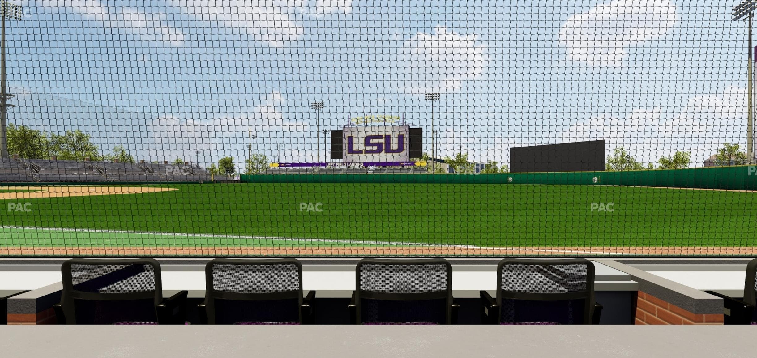 Alex Box Stadium - Section First Base Loge 4 B Seat View