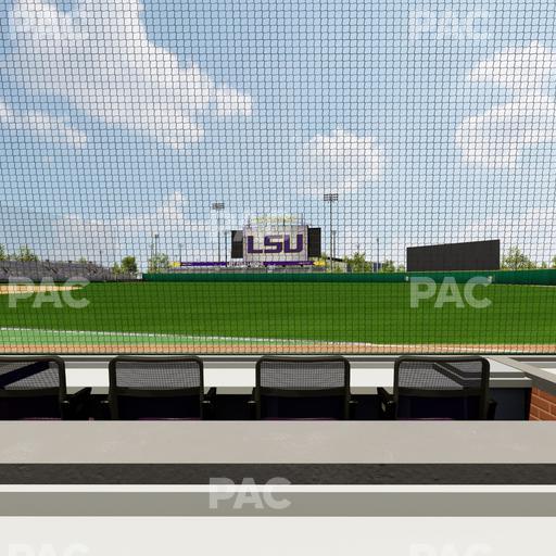 Alex Box Stadium - Section First Base Loge 4 B Seat View