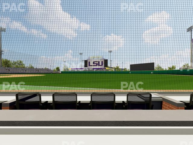 Alex Box Stadium - Section First Base Loge 4 B Seat View