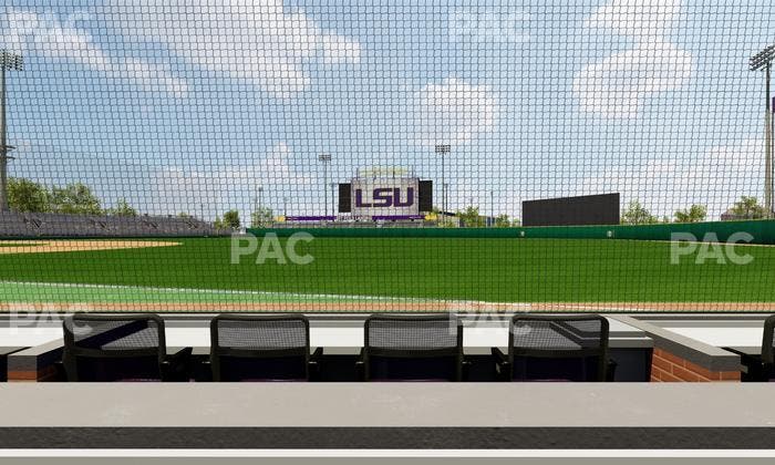 Alex Box Stadium - Section First Base Loge 4 B Seat View