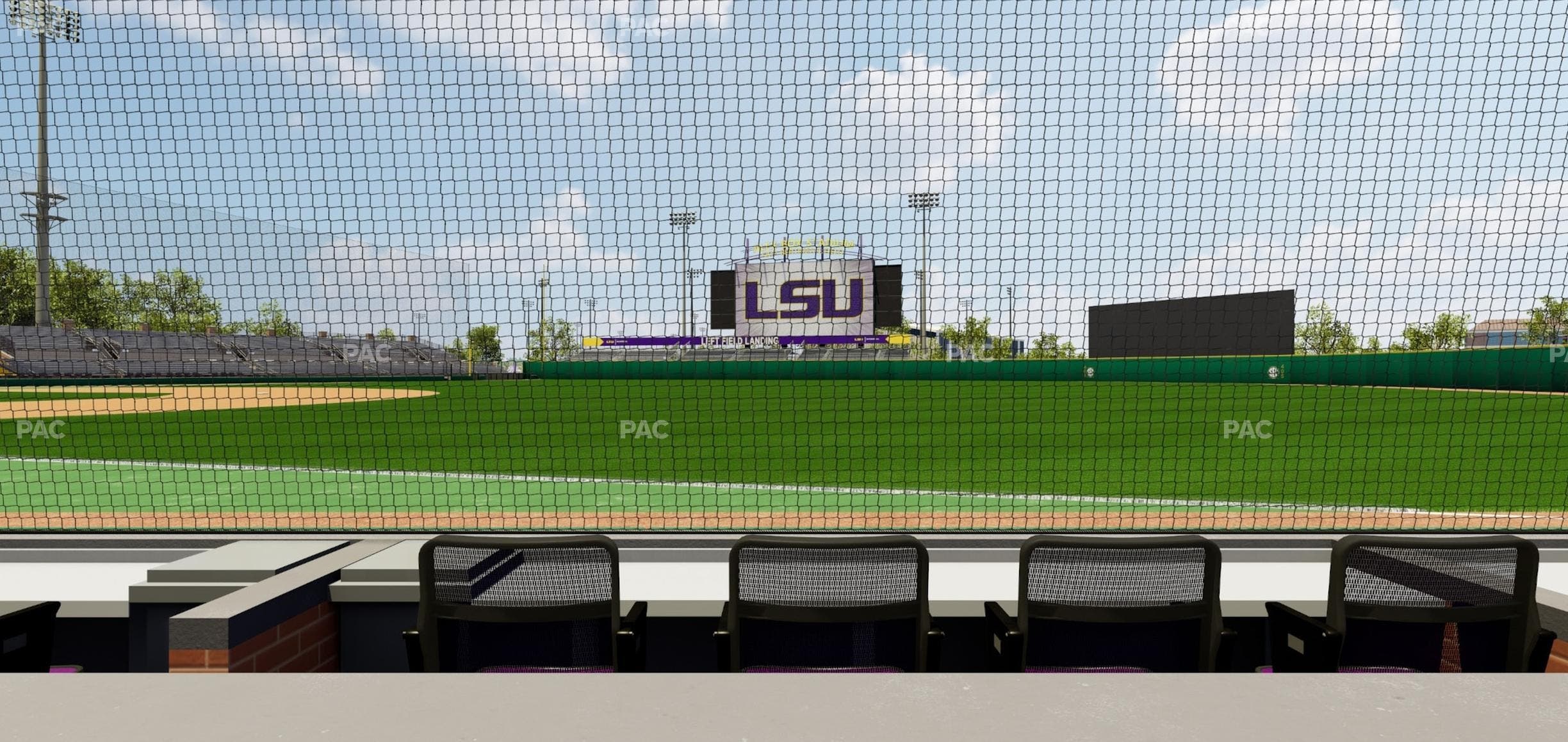 Alex Box Stadium - Section First Base Loge 5 B Seat View