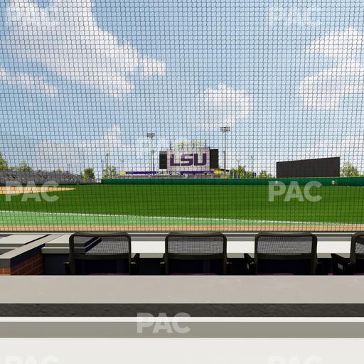Alex Box Stadium - Section First Base Loge 5 B Seat View