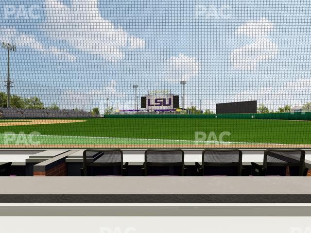 Alex Box Stadium - Section First Base Loge 5 B Seat View