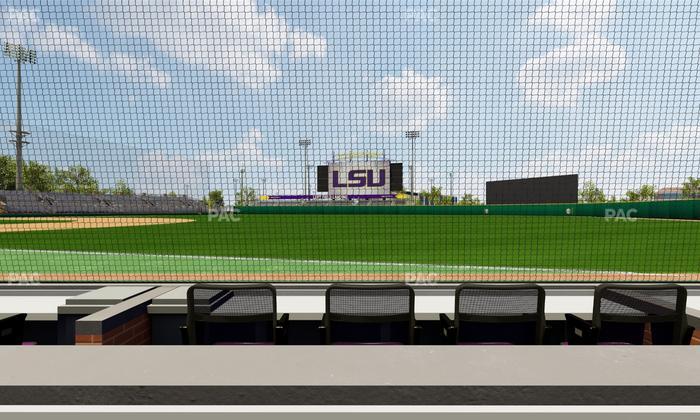 Alex Box Stadium - Section First Base Loge 5 B Seat View