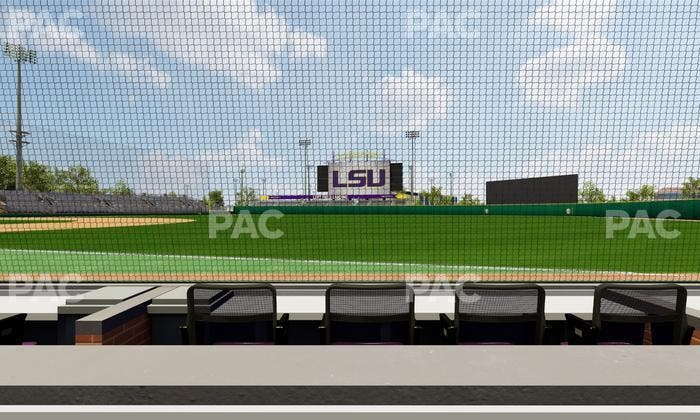 Alex Box Stadium - Section First Base Loge 5 B Seat View