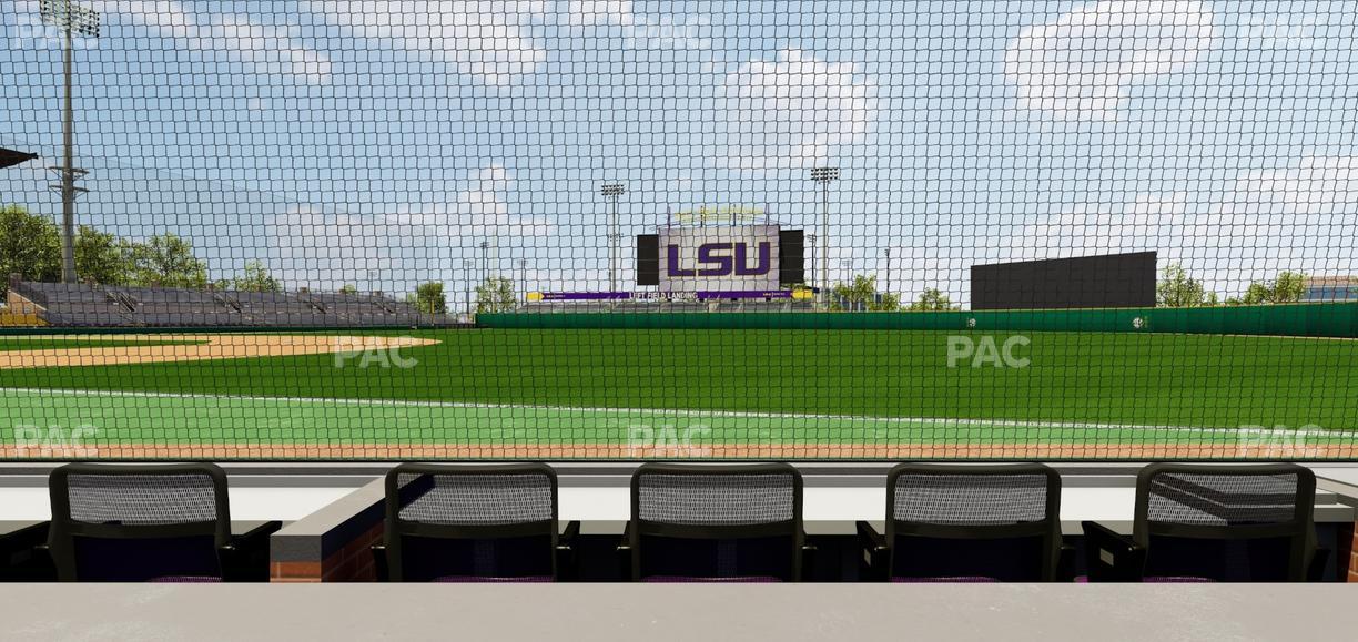 Alex Box Stadium - Section First Base Loge 6 B Seat View