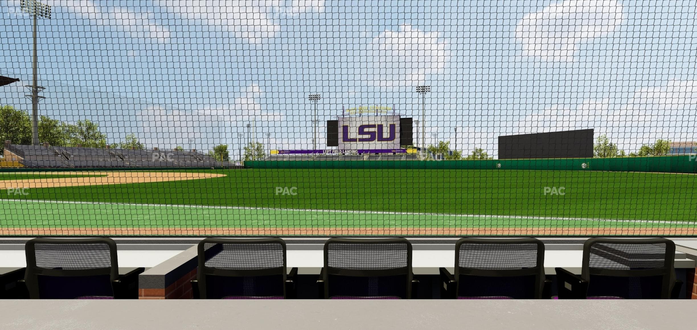 Alex Box Stadium - Section First Base Loge 6 B Seat View