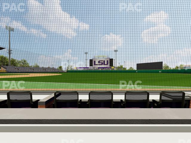 Alex Box Stadium - Section First Base Loge 6 B Seat View