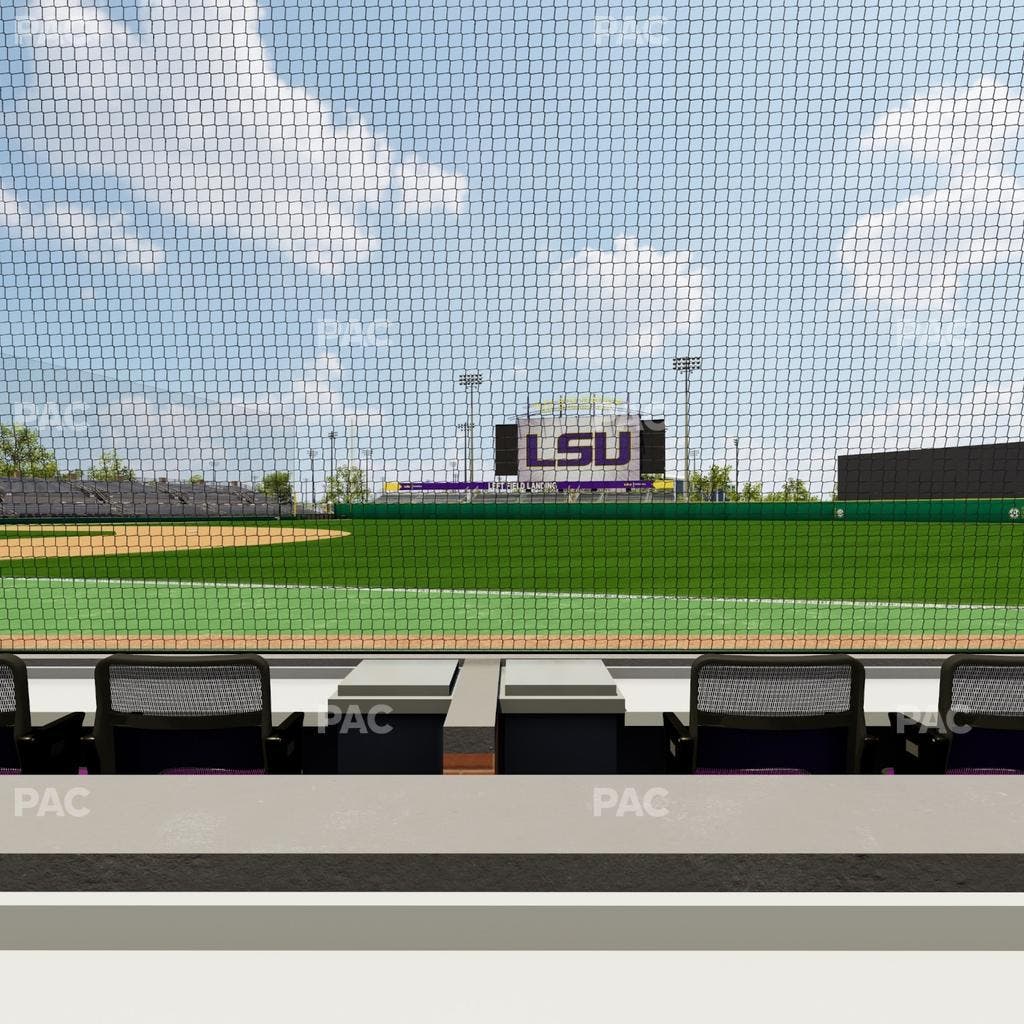 Alex Box Stadium - Section First Base Loge 7 B Seat View