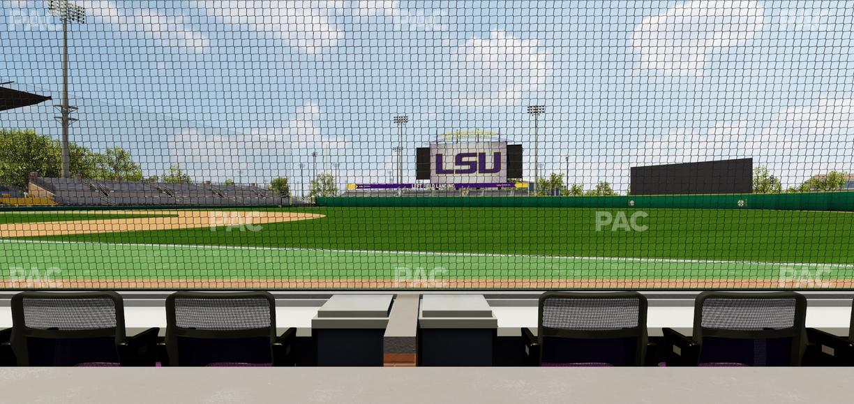 Alex Box Stadium - Section First Base Loge 7 B Seat View