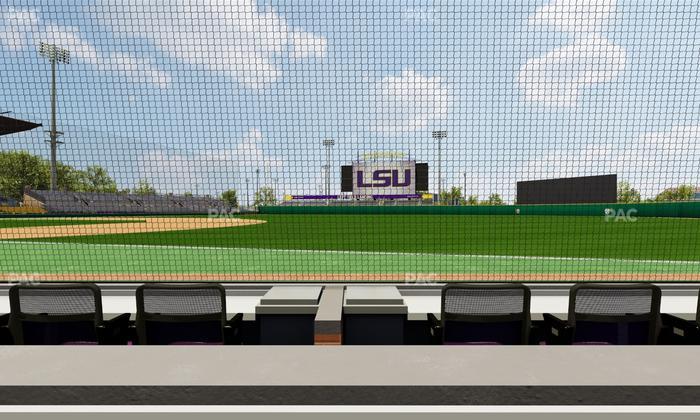Alex Box Stadium - Section First Base Loge 7 B Seat View