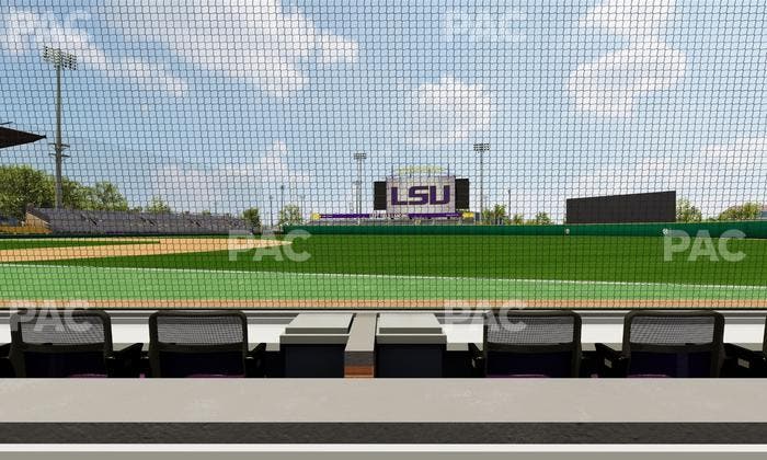 Alex Box Stadium - Section First Base Loge 7 B Seat View