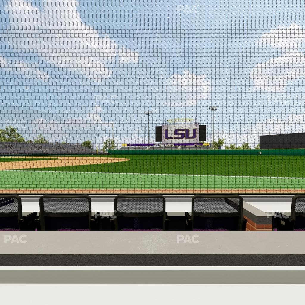 Alex Box Stadium - Section First Base Loge 8 B Seat View
