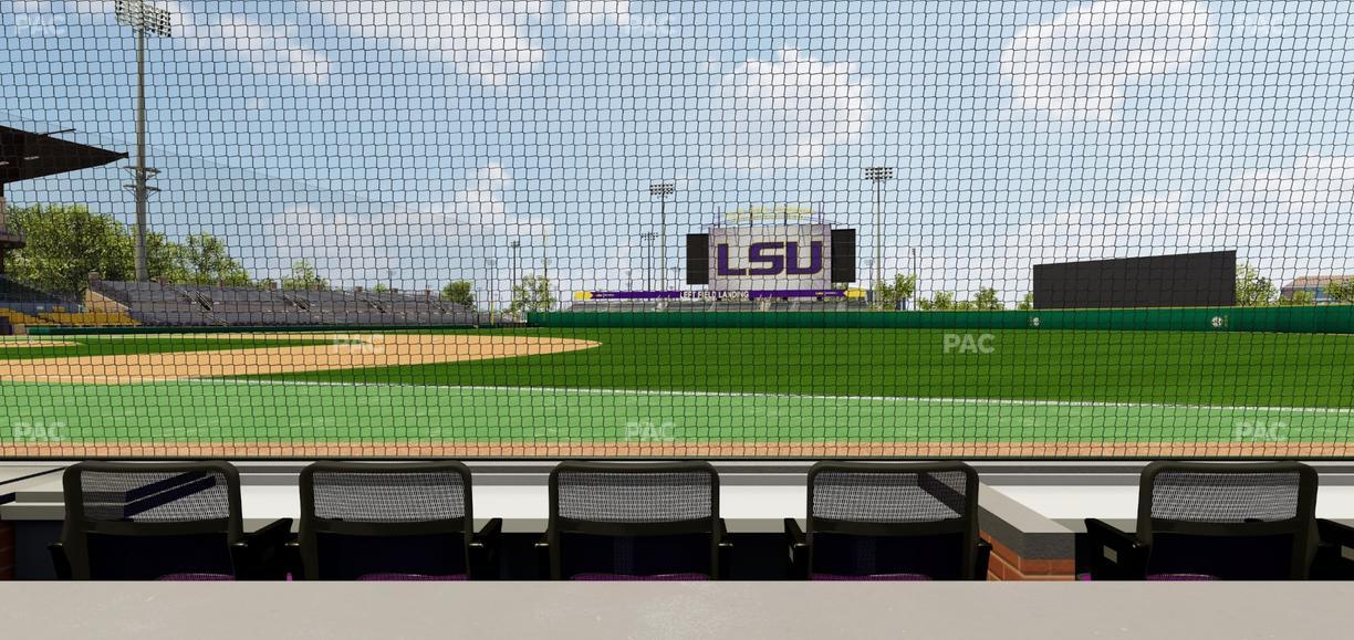 Alex Box Stadium - Section First Base Loge 8 B Seat View