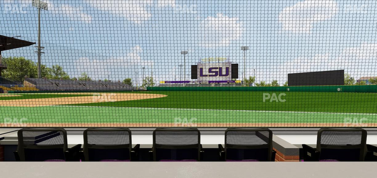 Alex Box Stadium - Section First Base Loge 8 B Seat View