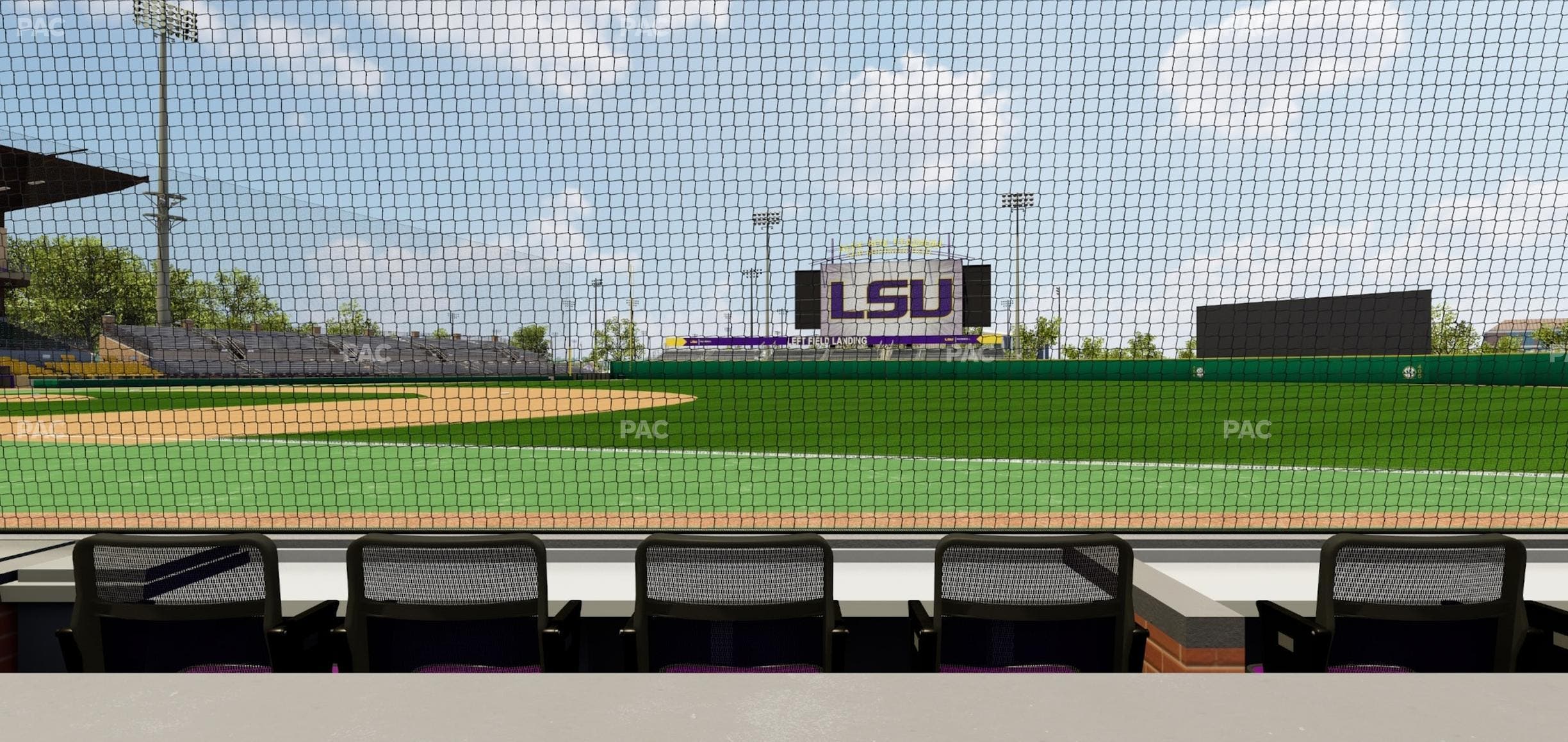 Alex Box Stadium - Section First Base Loge 8 B Seat View