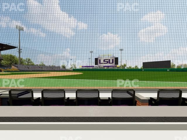 Alex Box Stadium - Section First Base Loge 8 B Seat View