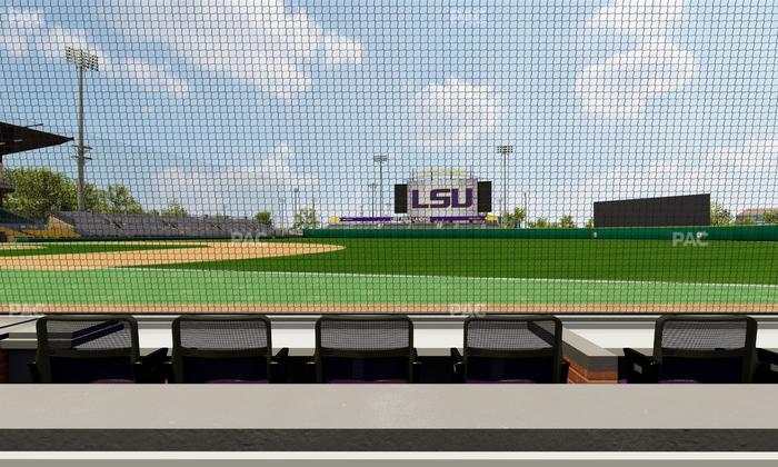 Alex Box Stadium - Section First Base Loge 8 B Seat View