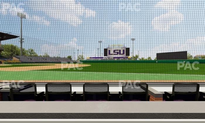 Alex Box Stadium - Section First Base Loge 8 B Seat View