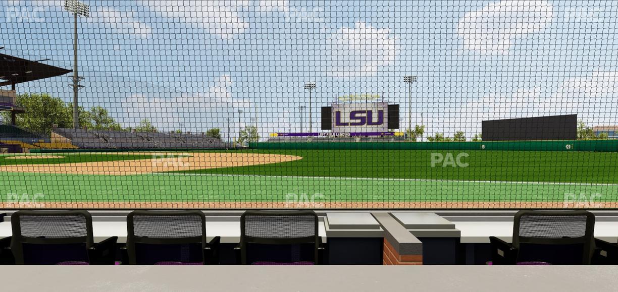 Alex Box Stadium - Section First Base Loge 9 B Seat View