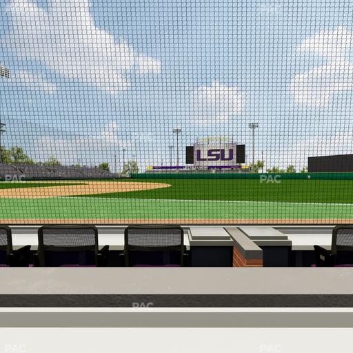 Alex Box Stadium - Section First Base Loge 9 B Seat View