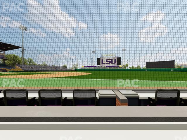 Alex Box Stadium - Section First Base Loge 9 B Seat View