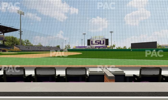 Alex Box Stadium - Section First Base Loge 9 B Seat View